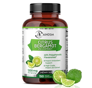 Hot Selling <b>Antioxidant</b> <b>Health</b> Metabolism Bergamot Gummies Vegetarian Multivitamin Immune Citrus Healthy Skin Vitamin C - Product Image 1