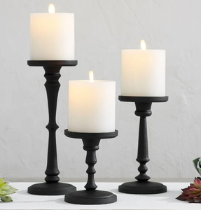 Elegant <b>Gold</b>-Finished Handcrafted <b>Pillar</b> <b>Candle</b> Stand for Home Interior Lighting Wedding & Easter Decoration - Product Image 4