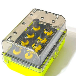 ชุดเครื่องมือเจาะรากฟันเทียมแบบแมนนวล ทำจากสแตนเลส พร้อมใบเลื่อยเจาะกระดูก ขนาด 7 มม. 10 มม. แบบล็อค สำหรับการผ่าตัด - Product Image 2