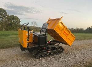 Mini Dumper de Orugas SDL D25 con Certificación CE y EPA, 3 Velocidades con Reversa, Mini Excavadora de Orugas con Volquete Hidráulico, Envío Gratuito - Product Image 4