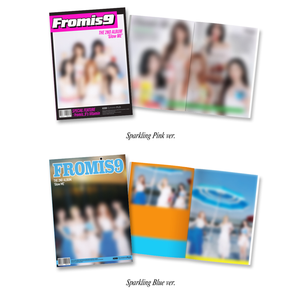 fromis_9 - Glow ME 2nd Full Album Photobook Ver (สีเขียวประกาย/สีชมพู/สีฟ้า) - Product Image 2