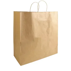 Shopper Promozionali Ecologici in Carta Riciclata con Soffietto - Product Image 1