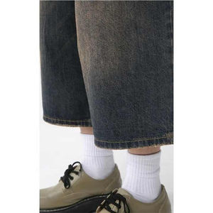 New High Quality Custom <b>Mens</b> Street Denim <b>Shorts</b> with <b>Vintage</b> Zipper Design Made from 100 Percent Cotton for Durable and Stylish - Product Image 4