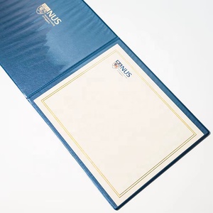 Carpeta de Presentación Personalizada con Diseño Transparente para Documentos y Archivos, Cubierta de Diploma en Cuero PU con Impresión Digital - Product Image 5