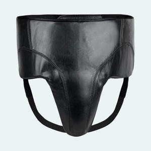 Wholesale Cheap Price Boxing <b>Guards</b> For <b>Groin</b> Protection Wear Custom Martial Art Boxing MMA Kick PU Leather <b>Groin</b> <b>Guard</b> - Product Image 3
