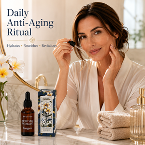 Suero Facial Antienvejecimiento Ulrich Frangipani 30 ml |   Ácido Hialurónico y Coenzima Q10 |   Crema Hidratante Antiarrugas para Mujeres - Product Image 2
