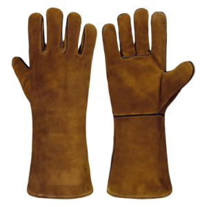 Gants de sécurité industrielle robustes de qualité supérieure Gants de soudage isolés en cuir de vachette fendu pour la protection des mains - Product Image 5