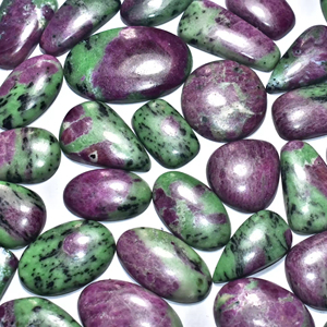 Chất Lượng Cao Màu Hồng Màu Xanh Lá Cây Của <span class=keywords><strong>Ruby</strong></span> Zoisite Đá Quý Cabochon Và Đính Cườm Hình Dạng Bán Buôn Rất Nhiều Đối Với Trang Sức Làm Sử Dụng Tại Số Lượng Lớn Giá OEM - Product Image 5