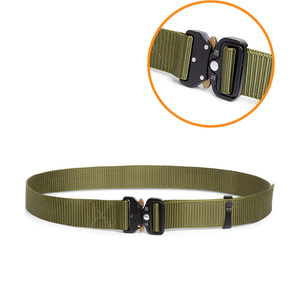 Ceinture tactique vert olive, ceinture molle, ceinture de service, ceinture rembourrée, ceinture de support de charge, Recon Camouflage Custom - Product Image 1