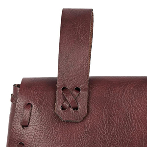 Bolso de hombro medieval de cuero Vintage personalizable para Cosplay y recreación, bolsa hecha a mano duradera para accesorios de disfraces - Product Image 4