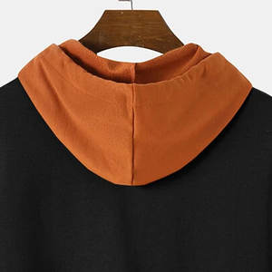 Sweat à capuche en molleton de coton Vente en gros Saison d'hiver Techniques de teinture unie Qualité supérieure Meilleur prix Sweat à capuche tendance pour homme - Product Image 4