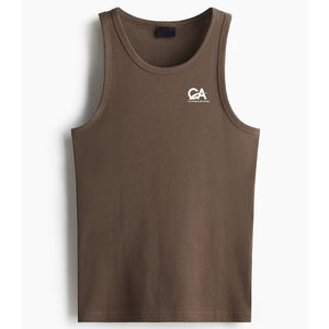 2025 Newest Top Selling Workout Fitness Bodybuilding Running Clothing <b>Vest</b> Singlets <b>Stringer</b> Shirt Gym Wear <b>Men</b> Tank Top - Product Image 1