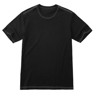 Camisa de algodón con cuello redondo para hombre, transpirable, cómoda, personalizable, informal, para la comodidad diaria y el estilo, Jersey de manga corta de secado rápido - Product Image 1