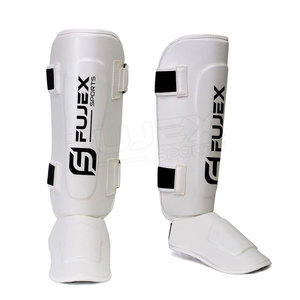 Vente en gros de protège-tibias de boxe au design professionnel avec logo personnalisé Protège-tibias en cuir de haute qualité pour la protection sportive - Product Image 1