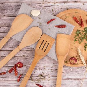 Ensemble d'ustensiles de cuisine en bois de hêtre de qualité supérieure - Cuillères et spatules de cuisine en bois naturel durables - Articles de cuisine écologiques faits à la main - Product Image 4