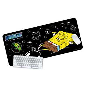 Alfombrilla Ergonómica para Escritorio de Bob Esponja, 70 x 30 cm, Tamaño Personalizado, Cuero PU con Reposamuñecas, Alfombrilla Cuadrada Calefactable - Product Image 1