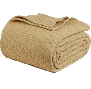 Avior 100% algodón acogedor Waffle manta suave Vintage Plaid patrón borlas lavado tejido tiro cuatro estaciones ignífugo hogar - Product Image 1