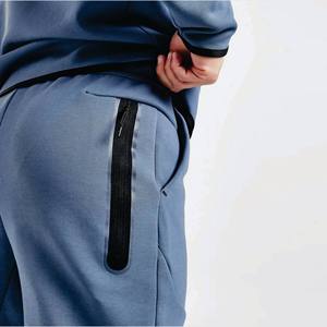 Pakistan Factory Custom Logo Hooded Unisex Premium Tech <b>Fleece</b> Track Suits Knit Cotton <b>Jogger</b> Sets Men <b>Women</b> Winter Plus Size - Product Image 5