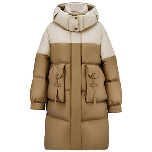 Vêtements pour femmes veste doudoune veste d'hiver Zip matelassé vers le bas manteaux poche vêtements d'extérieur à capuche chaud 2023 veste d'hiver femmes - Product Image 3