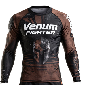 Rashguard de Alta Calidad Hecho a Medida, Transpirable, de Secado Rápido, Tallas Grandes, para Deportes Acuáticos de Otoño, con Logotipo Personalizado, Venum Fighter - Product Image 4