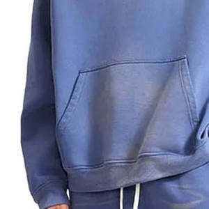 Survêtement personnalisé pour hommes, délavé à l'acide, hauts à capuche à manches longues, tenue décontracté, printemps, automne, grande taille, respirant pour la maternité - Product Image 4