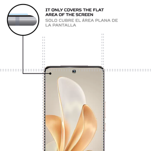 อุปกรณ์ป้องกันหน้าจอ V30เบาป้องกันการกระแทก VIVO ทนทานและดูดซับแรงกระแทก - Product Image 4