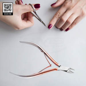 Pince à cuticules incurvée professionnelle en acier inoxydable, éliminateur de peaux mortes, coupe-ongles incarnés, outils de manucure et de pédicure pour les doigts - Product Image 6