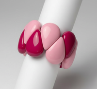 Pulsera de Resina Personalizada al por Mayor |   Pulsera de Resina Gruesa y Llamativa |   Joyería de Moda para Mujer, Brazalete de Resina Acrílica