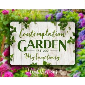 Avis en fer-blanc personnalisés faits à la main pour décor de jardin Vintage rétro métal signes vendeur indien approvisionnement en gros - Product Image 5