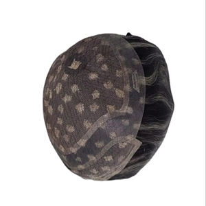 Perruque et toupet 100% cheveux humains, cheveux vierges chinois Remy, prothèse Taz Hair BD Lace Front Water Wave - Product Image 3