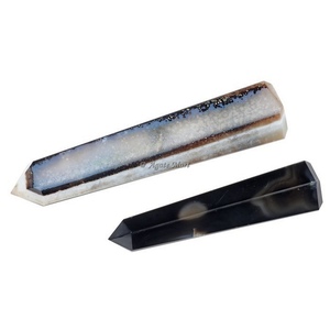 Pierre Semi-Précieuse Artisanat Poli Amour Guérison Vesonite Obélisque À Facettes Style Feng Shui Cristal Pierre Précieuse Souvenir À Bas Prix - Product Image 3