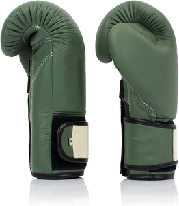 Guantes de boxeo Logotipo personalizado Impreso Cuero profesional Sparring Entrenamiento y lucha Guantes de boxeo Material de cuero Guantes DE BOXEO - Product Image 2