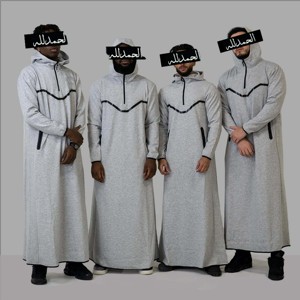 Vente en gros d'hommes Jubbah Thobes Casual 2025 Nouveau style de vêtements islamiques arabe avec services OEM Coton respirant - Product Image 6