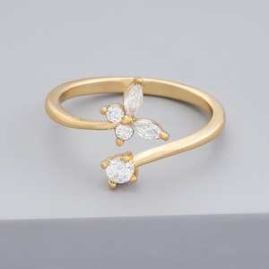 Trendy Vintage Fashionable Cluster <b>Rings</b> 166869 <b>Finger</b> <b>Ring</b> Stylish Alloy and Copper Jewelry with Invisible Setting Gift - Product Image 5