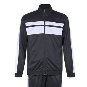 Ensemble de survêtement unisexe grande taille de haute qualité en polyester et coton, personnalisable avec cordon de serrage et votre propre marque - Product Image 1