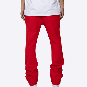 New Trendy Men's Casual Mid Waist Cotton Jogger Sweatpants Breathable Eco-Friendly <b>Drawstring</b> Closure Streetwear Flared <b>Trousers</b> - Product Image 6