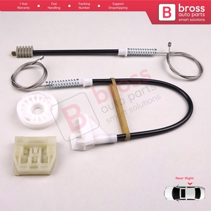 ชุดซ่อมมอเตอร์กระจกไฟฟ้า BWR548 สำหรับประตูหลังขวา รถยนต์ Octavia MK1 1U 1U2 1U5 ปี 2001-2010 รุ่น 4/5 ประตู Facelift 1U0839462B - Product Image 3