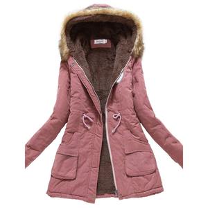 Femmes hiver épaissir Parka veste matelassé manteau bouffant Parka avec fausse fourrure garniture capuche manches longues nouveau Design Parka veste - Product Image 6