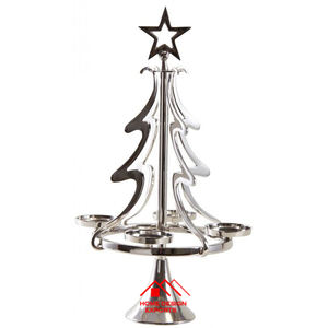 Bougeoir en forme d'arbre décor de Noël meilleure vente décor à la maison décoratif Antique fini ensemble de 3 - Product Image 3
