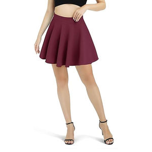 Falda de Tenis de Cintura Alta con Logotipo Personalizado, de Secado Rápido, para Mujer, Plisada, con Pantalones Cortos Incorporados, Transpirable, de Algodón, Ropa Deportiva MEXHI SPORTSWEAR - Product Image 3