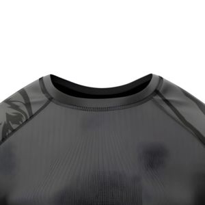 Venta al por mayor diseño personalizado totalmente sublimado transpirable Spandex/poliéster manga completa Rash Guard oferta exclusiva para BJJ & MMA - Product Image 4