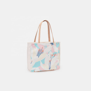 กระเป๋าถือผ้าฝ้ายคุณภาพสูงเป็นมิตรกับสิ่งแวดล้อมกระเป๋าถือพิมพ์ลายตัวละครแบบไม่มีหูหิ้วคู่ - Product Image 1