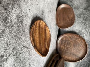 จานสลัดไม้ที่ดีที่สุดถาดเสิร์ฟกล่องไม้สนรูปแบบความรักเรือรูปไข่สำหรับขนมคุกกี้อาหารของขวัญตกแต่งบ้าน - Product Image 5