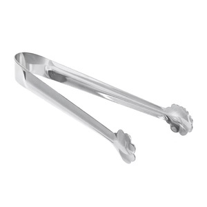 Stainless Steel Bar <b>Ice</b> <b>Tongs</b> Ergonomic Grip Non Slip Teeth Elegant Design For Cocktails Home Bar And Professional Use - Product Image 1