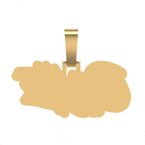 Grand pendentif et breloque Moissanite en argent E Color Round Brilliant Cut VVS2 Elegant Modern Fine Wholesale Bulk Hip Hop Jewelry - Product Image 4