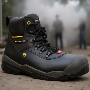 Botas de Seguridad Negras Talla 46 Modelo 1828 S3 SRC CI HRO HI Certificadas Según Norma EN ISO 20345:2011 - Product Image 3