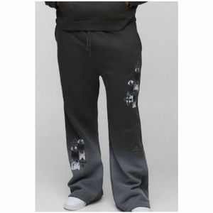 Pantalon évasé avec logo personnalisé Survêtements amples de haute qualité Survêtements techniques en polaire respirante pour hommes Vente en gros OEM - Product Image 5
