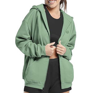 Meilleures ventes de sweats à capuche décontractés pour femmes 100% coton Matériau doux avec logo avant pour une utilisation en hiver en plein air - Product Image 6