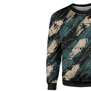 Sudadera Personalizada para Hombre, de Algodón y Felpa, Anti-Pilling, Cuello Redondo, Corte Holgado, Estilo Casual, con Estampado Digital - Product Image 5