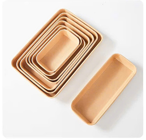 Disposable Kraft Paper Bowl with PET Lid 500ml 750ml 1000ml Round Snack Pizza Salad Food <b>Container</b> - Product Image 3